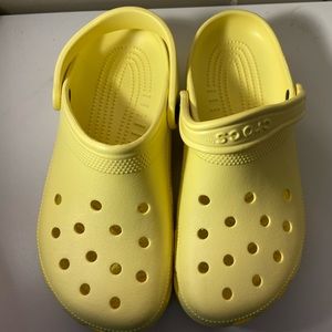 Banana yellow crocs